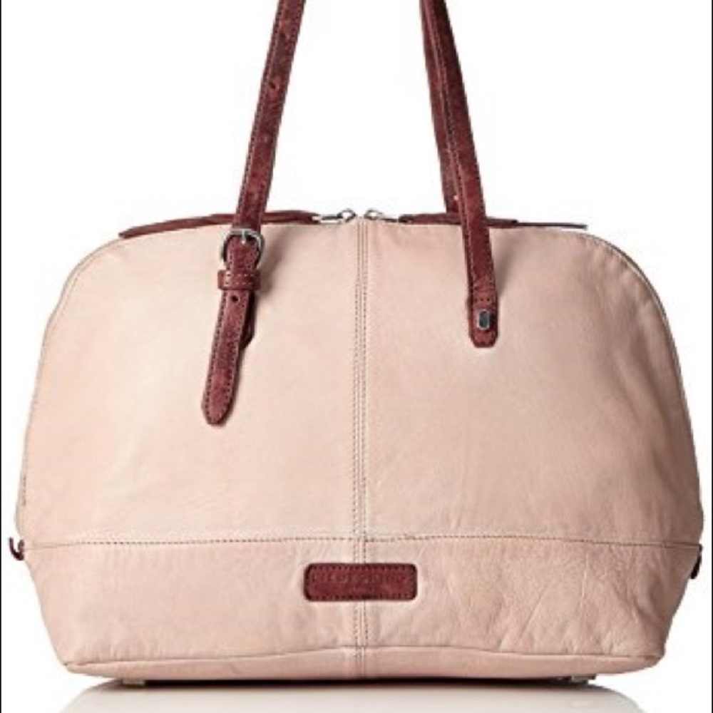 Liebeskind Gimbi leather tote in Coral Reef
